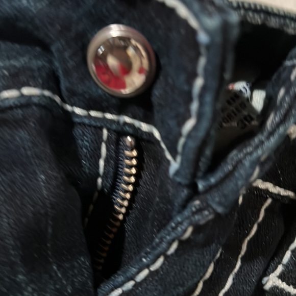 True religion, Disco rhinestone studded flare, jeans, size 30 - Picture 3 of 7